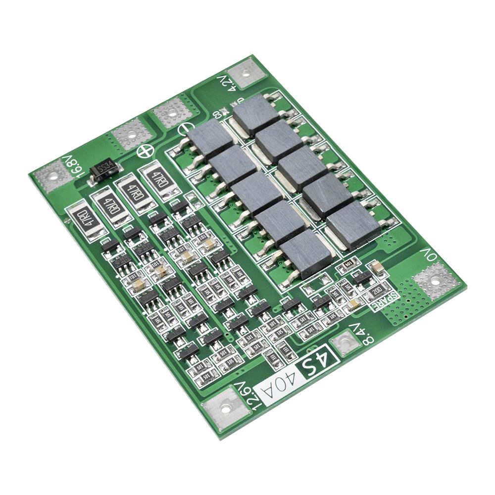 3S 4S 40A 60A Li-ion Lithium Battery Charger Protection Board 18650 BMS For Drill Motor 11.1V 12.6V/14.8V 16.8V Enhance/Balance