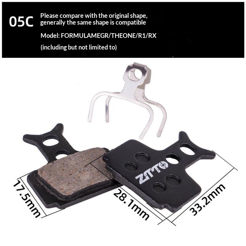 1 Coppia Pastiglie Freno Lega di Rame per Bicicletta Pastiglie Freno Idrauliche Pastiglie Resistenti all'Usura Per Bicicletta Pastiglie Freno a Disco Semi-Metalliche