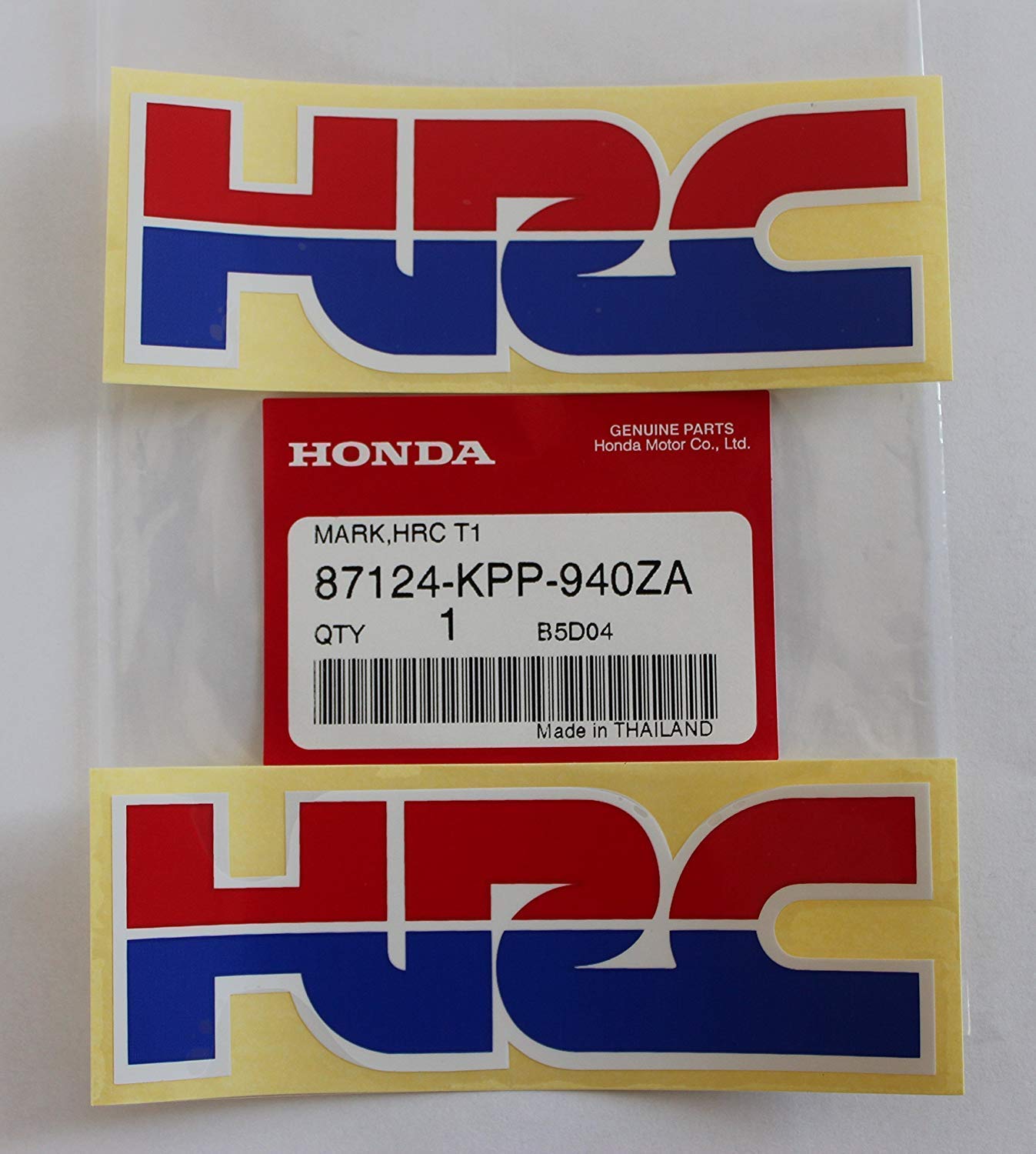 

2 x Оригинальный Honda HRC (Honda Курс Корпорация) НАКЛЕЙКИ / ДЕКАЛИ - CBR NSR 250 400 600 900 1000 Fireblade