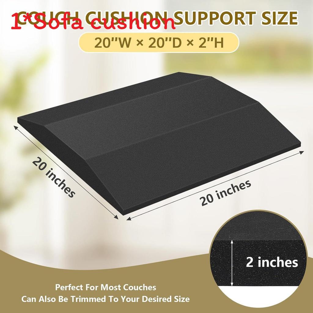 Arched Foam Sitting Pad For Sofas With Highdensity Filling For Comfort And Support At Home
