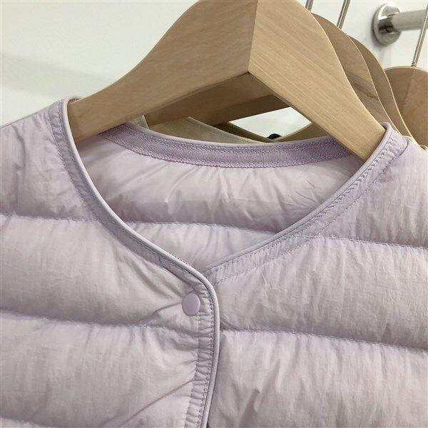 Ultra-light 90 White Duck Down Jacket, Round Neck, Lightweight, for Middle and Older Boys & Girls - Essential Warm School Uniform Layer.