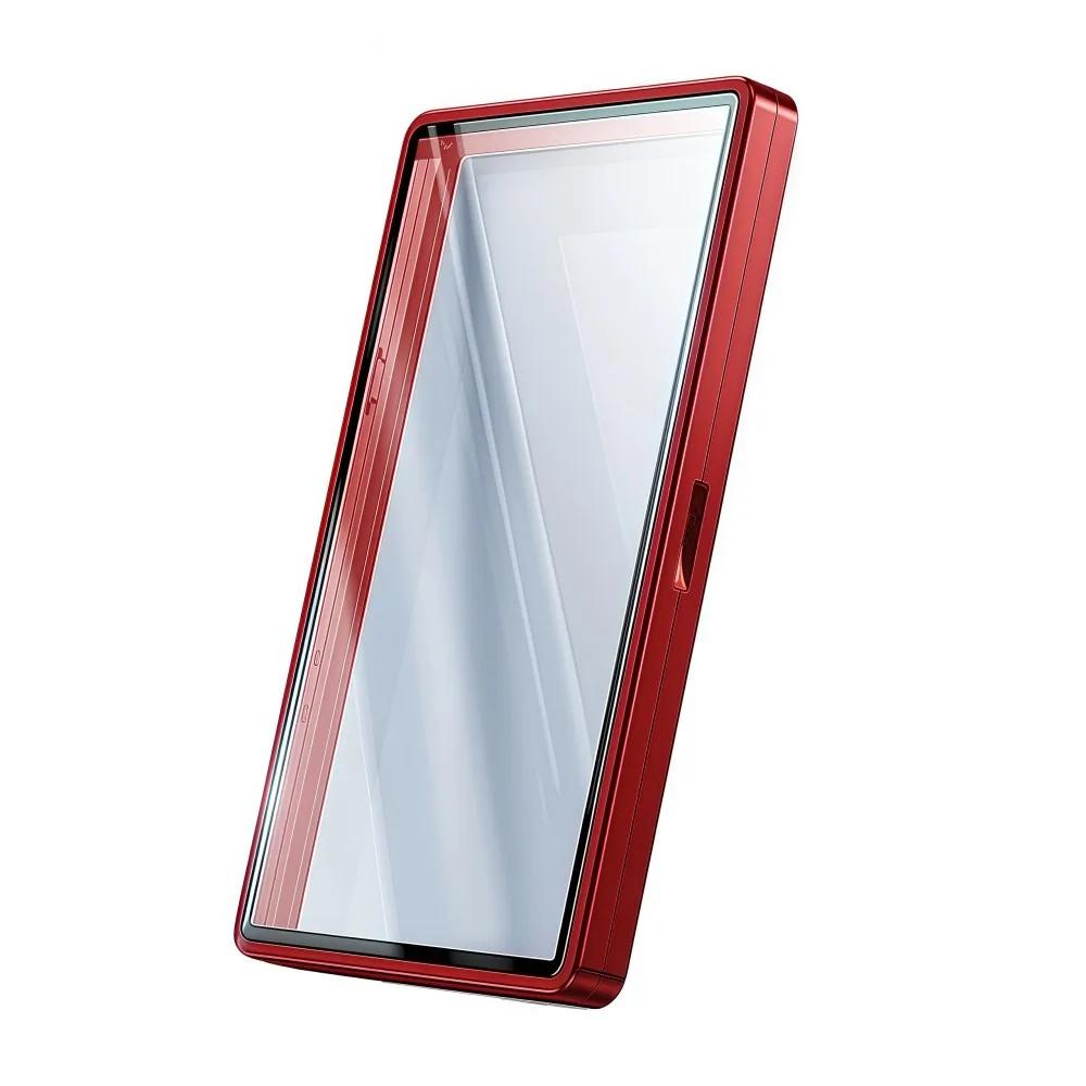 UV-Resistant Metal Slab Case High Alumina Glass Durable 35PT Trading Card Box Magnetic Card Protective Case For , BGS, CGC