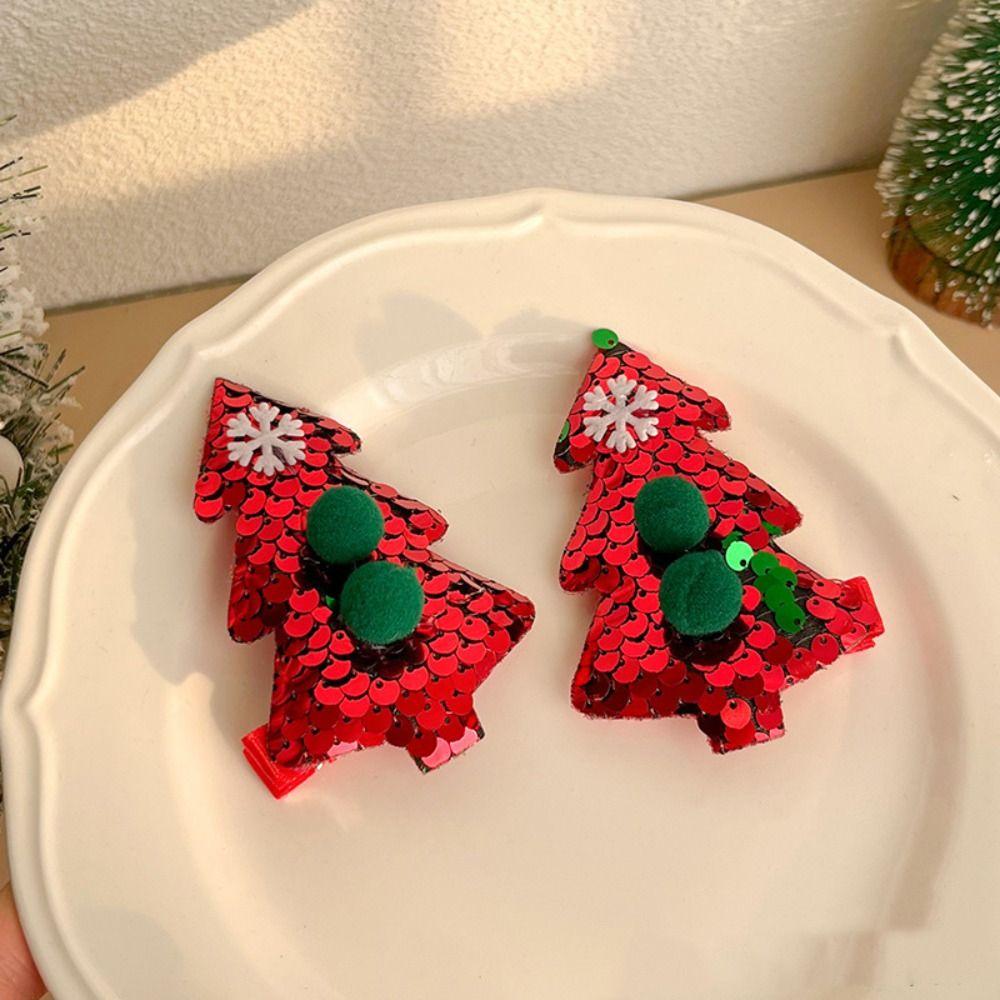 Sequin Children Antler Hair Clip Deer Horn Christmas Hairpin Lovely   Girls