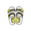 Smiley X Crocs Chanclas Planas Deportivas de Exterior Clásicas Co-branded Negro Amarillo 207207-94S