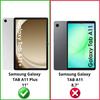 Coque + 2 Verres Trempés - PHONILLICO - Samsung Galaxy Tab A11 PLUS - Antichoc - Transparent - Silicone