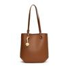 Premium retro large-capacity bag women's new fashion commuter shoulder bag autumn and winter portable bucket bag
