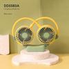 Portable Neck Fan for Lazy People, Convenient USB Charging Model, Small Personal Cooling Device for Men and Women Students, Ultra-Long Battery Life