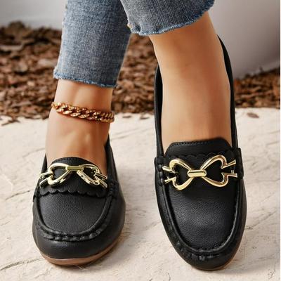 Mode Nouvelles Chaussures pour Femmes Mocassins Décontractés Confortables Antidérapants Chaussures Couleur Unie Extérieur Résistantes à l'Usure Chaussures pour Dames Mocassins de Luxe