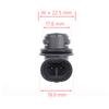 2x Portalampada Luce Freno Supplementare per Auto Per Mercedes Benz Smart 451 T15 W16W Base Porta Lampadina Accessori