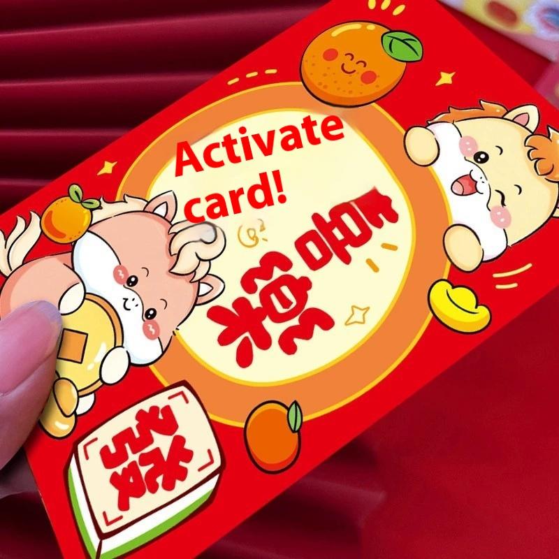 6Pcs 2026 Year Of The Horse Red Envelopes Luck Money Bag Spring Festival Bless Pocket Red Packet New Year Decoration Gift