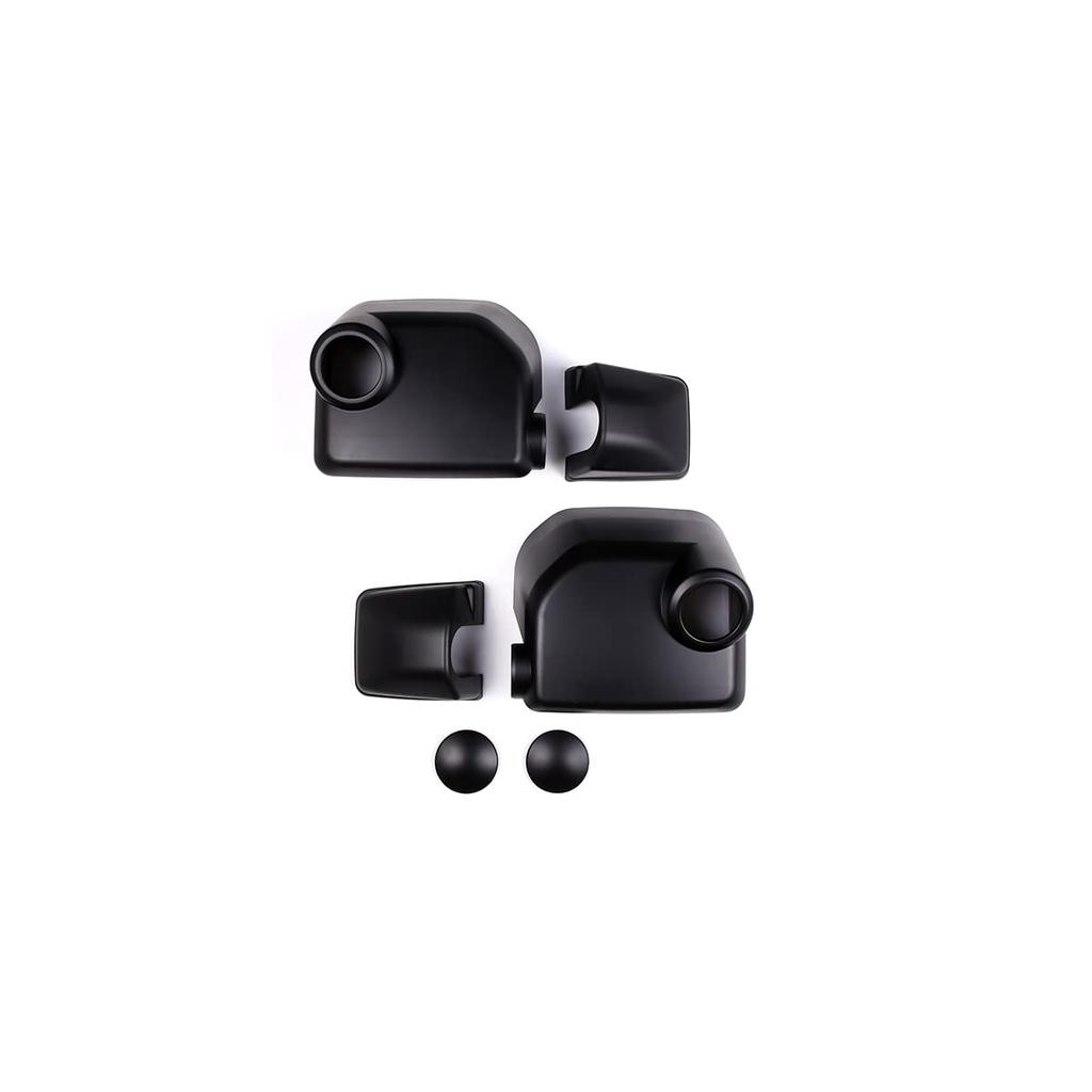 DIYUCAR Car Door Mirror Door Mirror Side Mirror Exterior Custom Waterproof and Easy Design for Toyota FJ Cruiser Garnish, Covers, Parts, Rainproof,