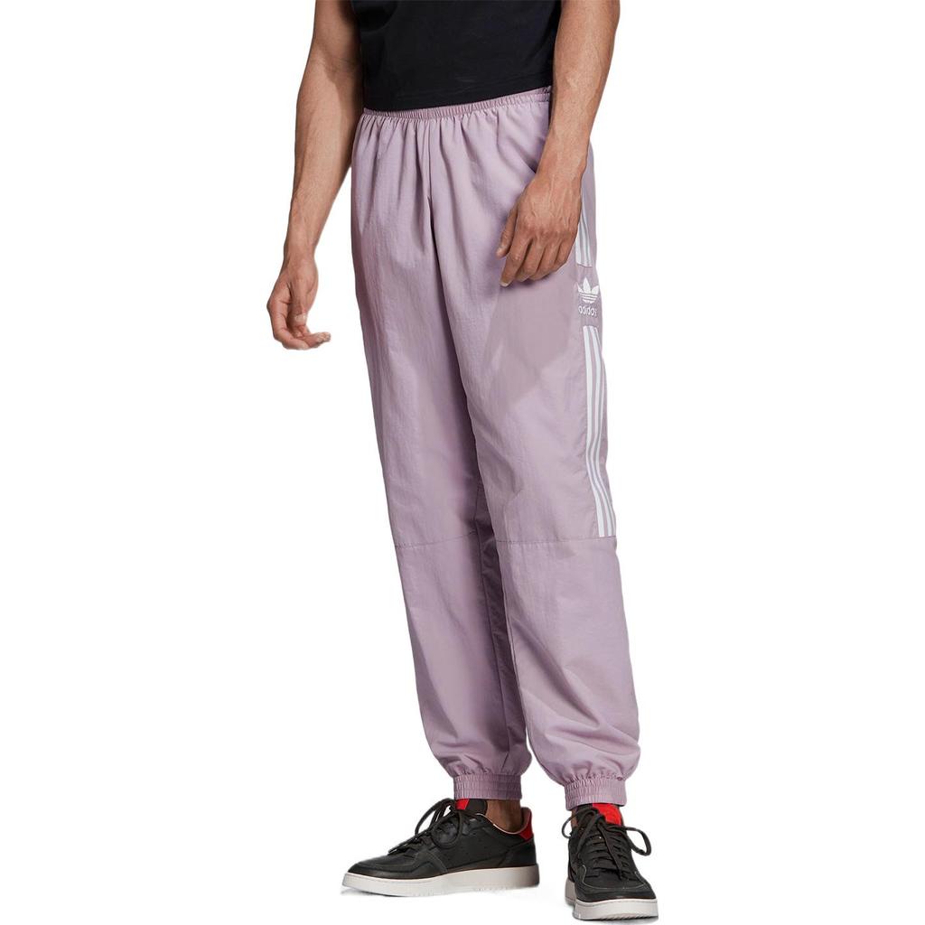 adidas Originals – Trainingshose mit geradem Bein und einfarbigem Streifen-Logo – Herrenhosen – Rosa – ED6099