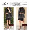 [Emplet Veil] 3D, generously ruffled tote bagshoulder bag, 2-way, 28cm wide x 19cm high x 10cm deep, gray. Buttons prevent contents from being seen,
