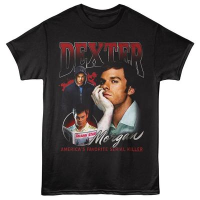 Dexter Krimi-Drama-Show Amerikas Lieblings-Serienmörder Collage Herren T-Shirt
