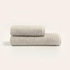 Likya Jacquard Straight Striped 2 Pieces Towel Set, Cotton Face Hand Towels,Soft Cotton Face Towel, Soft Hand Towel, Cotton Hand Towel