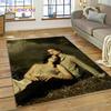3D The Twilight Saga Edward Bella Teppich Teppich für Wohnzimmer Schlafzimmer Heimdekoration, Fußmatte Rutschfest Dekoration für Sofa Fußmatte