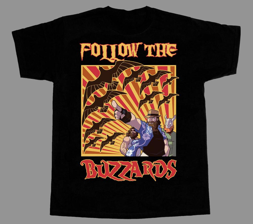Футболка Bray Wyatt Follow The Buzzards Хлопок Унисекс S-4XL VN1260 Унисекс Футболка S