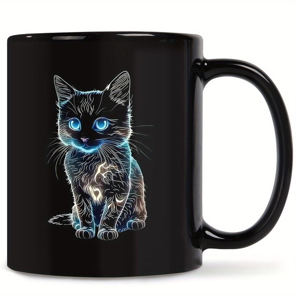 Cute Cat Ceramic Mug 3D Breakfast Cups Coffee Milk Tea Water Cup Household Drinkware
