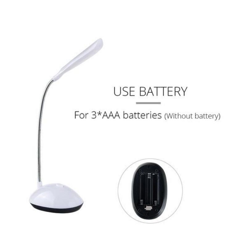 Faltbare tragbare LED-Schreibtischlampe, Augenpflege für Kinder, Schüler, Lernen, Lesen, LED-Schreibtischlampe, batteriebetrieben
