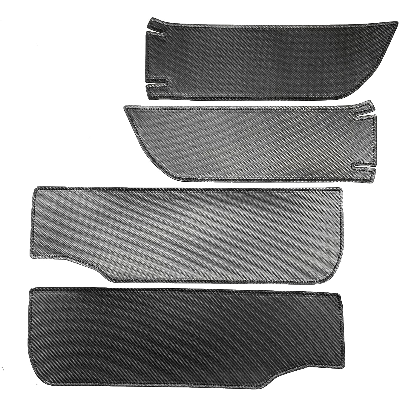 

CGP Front and Rear Kick Guard Panels with Carbon Fiber PU Leather for NBOX 4-Door JF5/JF6 (HN12-H7304B)