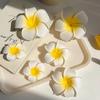 3Pcs Plumeria Hairpins for Women Hawaiian Foam Flower Hair Clips Summer Beach Vacation Accessories