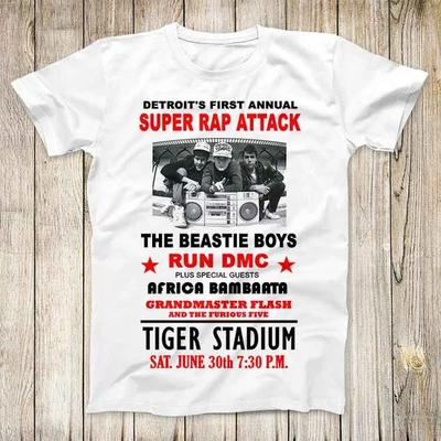 T-Shirt Herren Beastie Boys T-Shirt Amerikanische Hip-Hop-Gruppe Harajuku Baumwolle Kurzarm-Tee Streetwear Oversized Top Unisex Casual