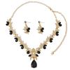 Bridal Necklace and Earrings Set, Crystal Wedding Dress, Banquet Attire, Costume Matching