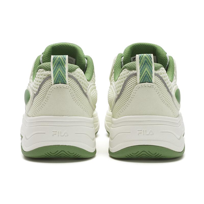 Fila Vibe Retro Series Fashion Simple Comfortable Versatile Casual Breathable Low-Top Skate Shoes Women Sneaker Fluorite-Green F12W522212FFS