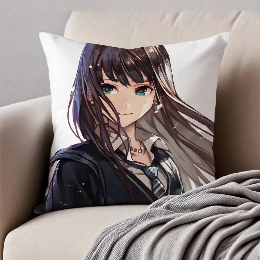 

Р-Рин С-Сибуя Мультяшная Анимация Наволочка Антипылевой клещ Наволочка Невидимая молния Шелковистый короткий плюш Чехол для диванной подушки 12x12Inch