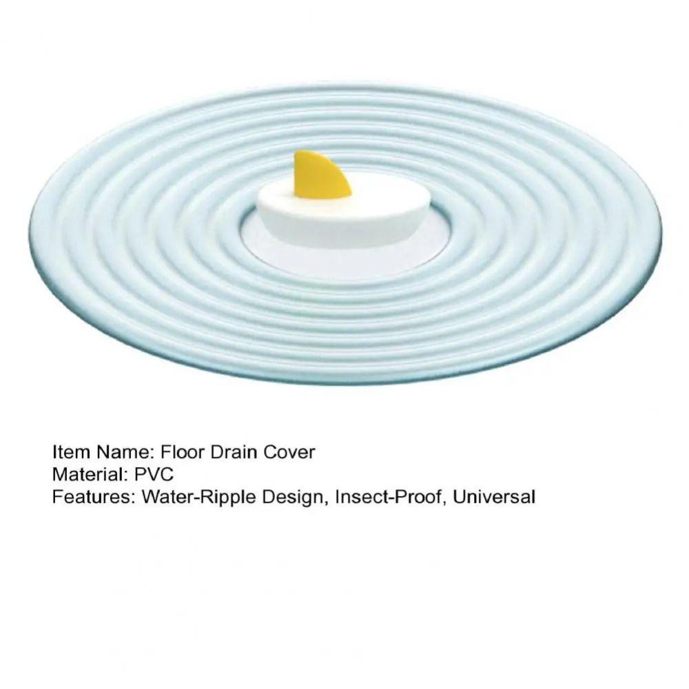 Insect-Proof Floor Drain Cover PVC Water Stopper Pad New Drain Mat