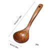 Soup Spoon Easy To Clean Soup Ladles Heat-Resistants Serving Spoon Kitchen Utensils Perfect for Porridge Dessert Cooking