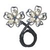 Whale Tail Rhinestone Flower Hair Clip Hair Bun Maker Bundle Lazy Hair Curler Hair Accessories Hair Styling Tool