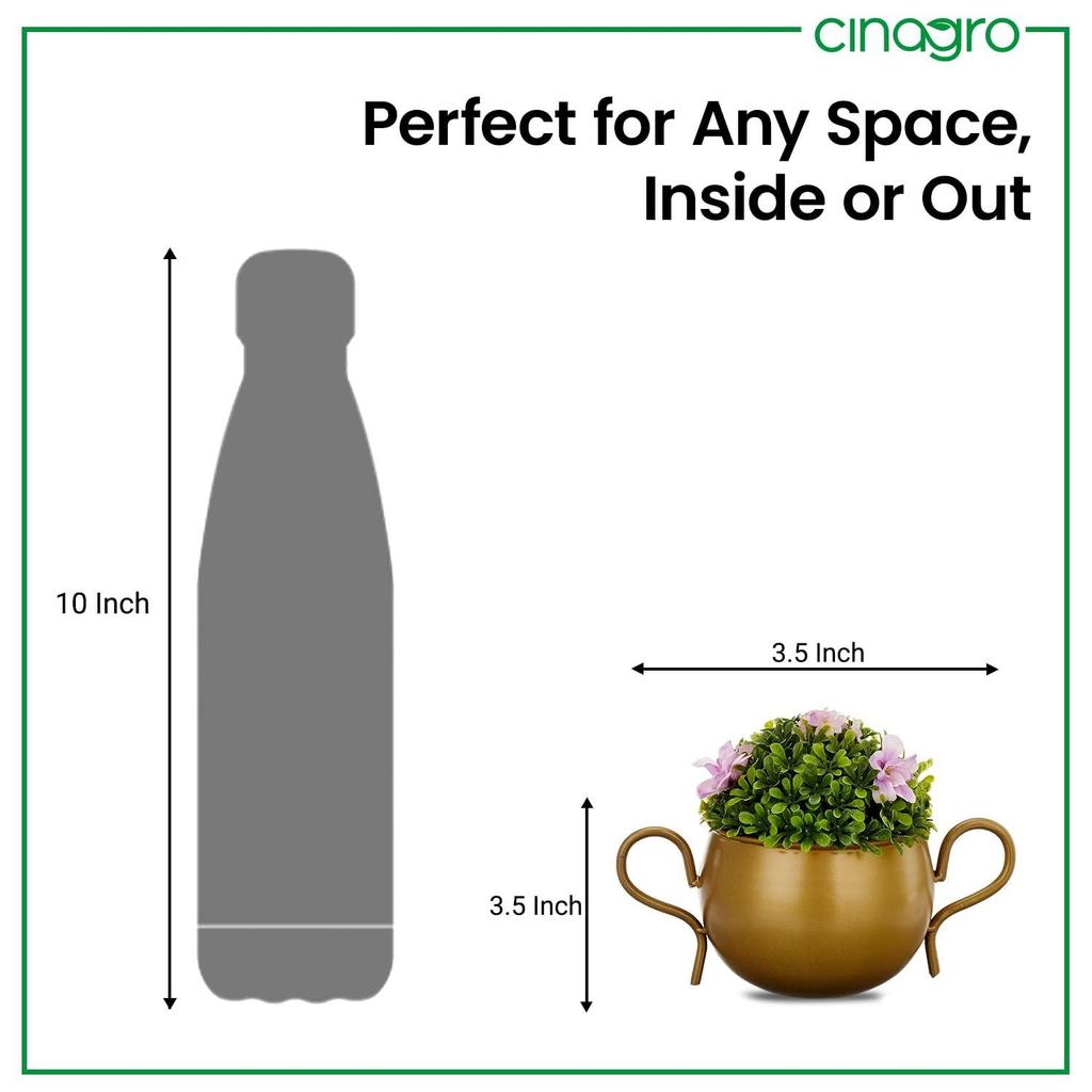 Metall Blumenvase Pflanztopf, Töpfe für Pflanzen, Pflanzentöpfe zur Heimdekoration, Sukkulententopf, Zimmerpflanzgefäß Gartendekor