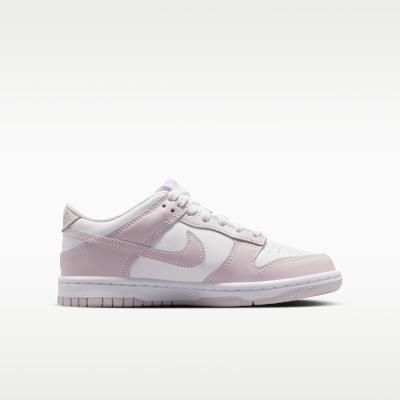 Kids' Sneakers Nike Dunk Low White Light Violet (GS) White/Light Violet/Light Violet