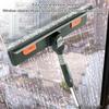 Long Handle Window Cleaner 5-Section Handheld Cleaning Scrubber Window Glass Scrubber For Home Apartment Hotel Bathroom Kitchen