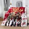 Bratz Cartoon D Aufdruck Mädchen Decke Weiche Flanell Überwurf für Schlafzimmer Sofa Picknick Büro Wandern Kinder Geschenk Heimtextilien