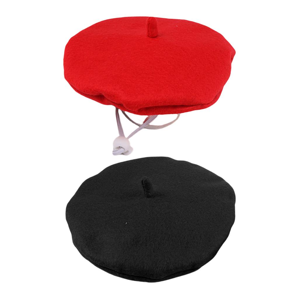 Soft Fabric Pet Beret Hat For Cats And Small Dogs Perfect For Photo Shoots And Party Events