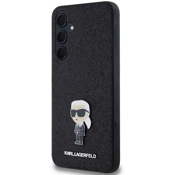 Karl Lagerfeld Klhcsa55Gknpsk A55 A556 Black Hardcase Fixed Glitter Ikonik Logo Metal Pin