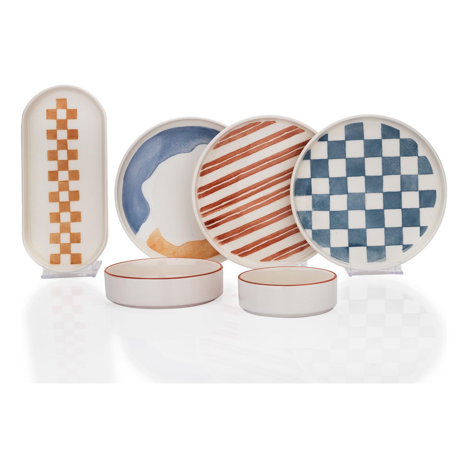 

Набор для завтрака на 6 персон - 14 предметов 14 Pcs