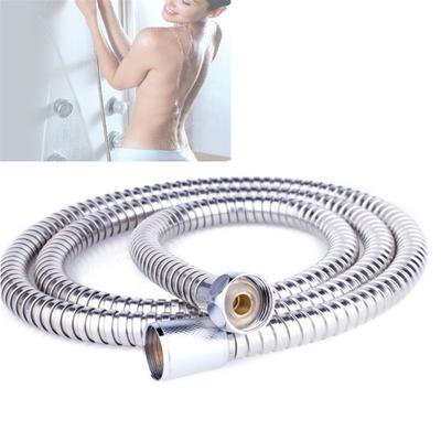 1.5m Durable Bathroom Supplies Chrome Plated Water Pipe Flexible Shower Tube Plumbing Hoses