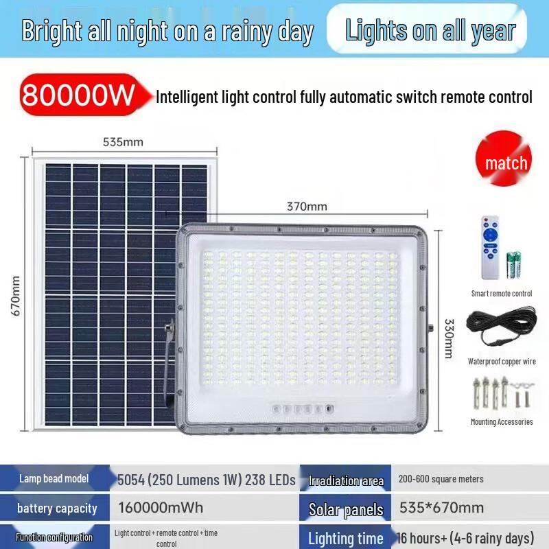 UOSU Aluminum Alloy Solar Outdoor Garden Light