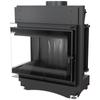 Cast iron fireplace KRATKI MAJA DECO left 8 kW Ø 150