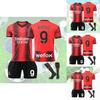 2324 Nová sezóna Ac Domácí dresový set Ne. 9 Giroud č. 17 Leo č. 11 Ibra č. 19 Theo Fotbalový dres