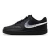 Nike Court Vision Cloudy Mist Abrasion Resistant Low top Skateboard Shoes Unisex Black White DH2987-002(Team92-)