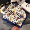 New Luxury  Silk Square Scarf Women Neck Summer Beach Hair Bandana Headkerchief Shawl Wrap Hijab Echarpe