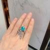Sace Gems Classic Copper Alloy 10*12mm Zircon Ring Ladies Jewelry Wedding Promise Party Gift