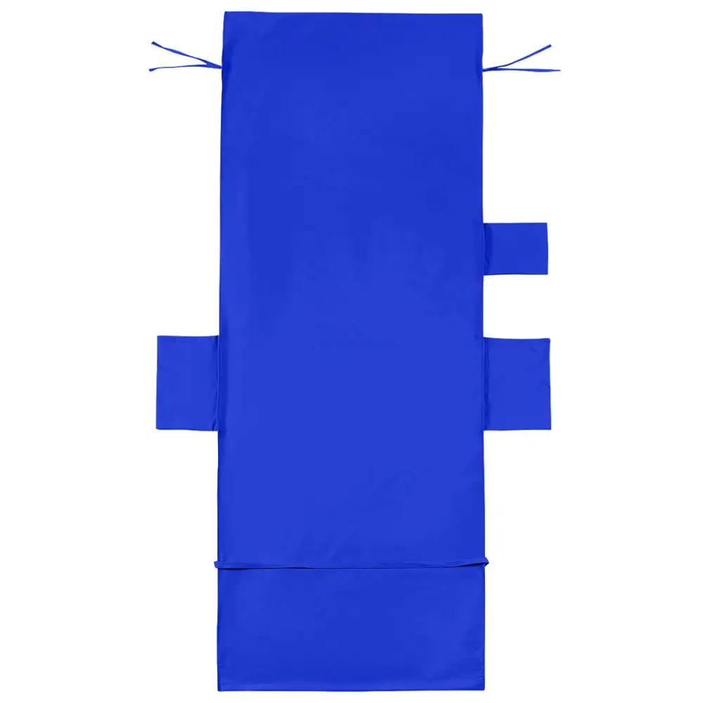 Soft Pool Lounge Chair Towel Cover with Side Pocket Sun Beach Chair Cover for Outdoor Sunbathing Hotel Garden Holiday