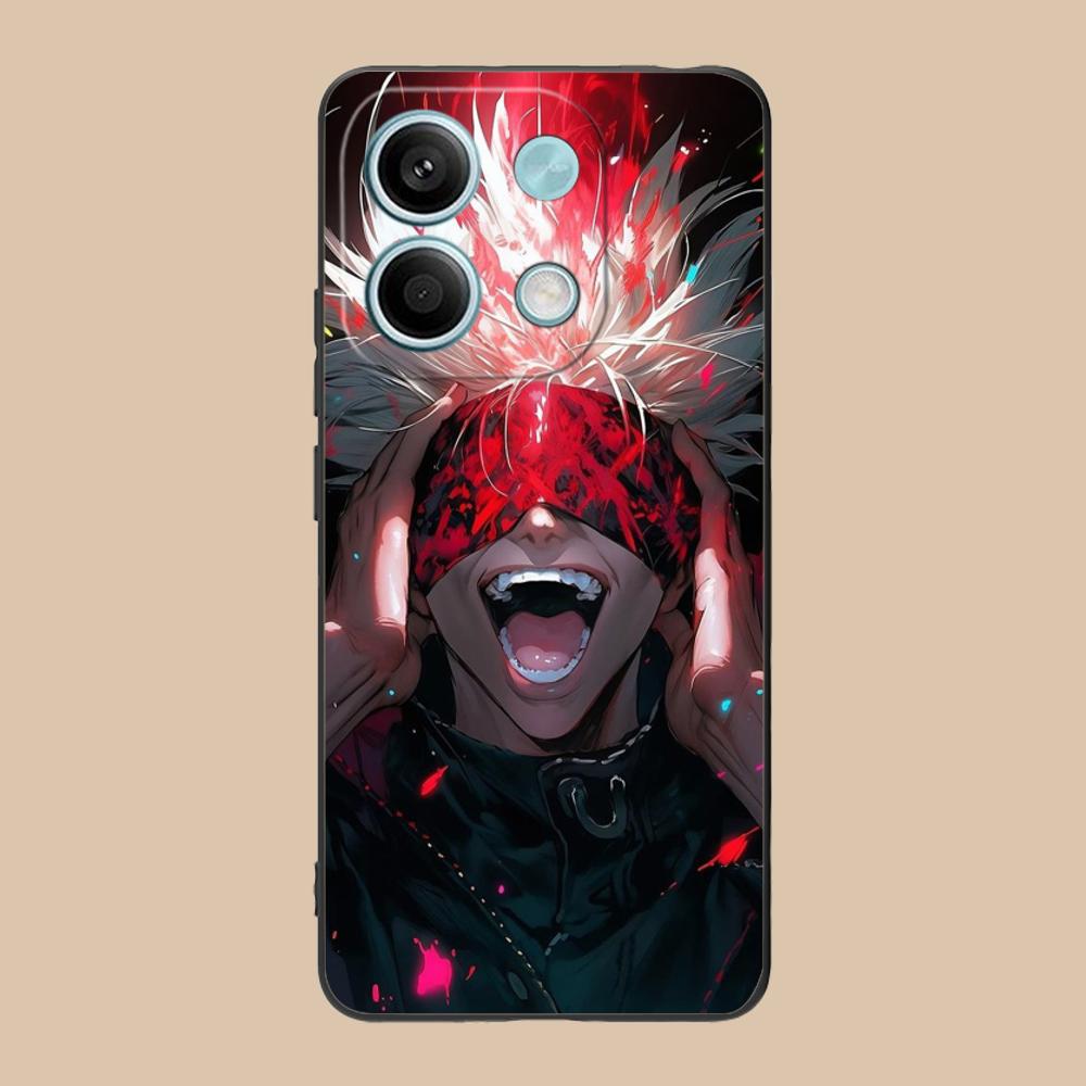Jujutsu Kaisen Satoru Gojo Phone Case for Xiaomi 15 14 13 12 Mi 11 T Ultra Lite Pro S X 5G Colorful Printing Cover Cover Pretty