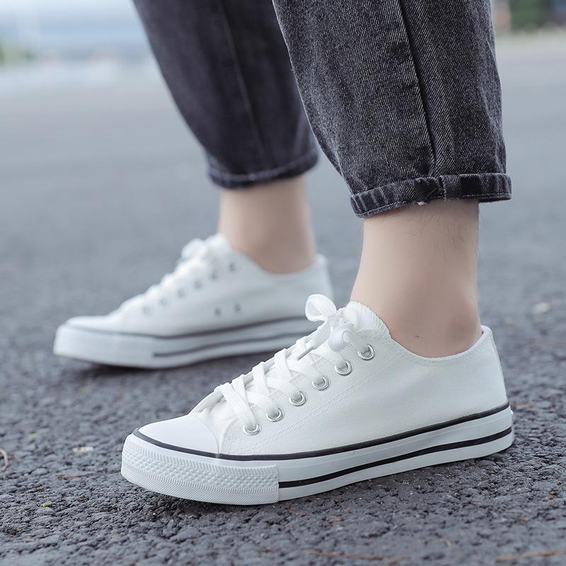 Spring and Autumn Low-top Canvas Shoes for Men and Women Classic Evergreen Student Vulcanized Original Style Casual Couple Shoes