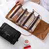 4 In 1 Detachable Makeup Bag Women Zipper Mesh Large Capacity Cosmetics Pouch Foldable Portable Travel Wash Storage Bag